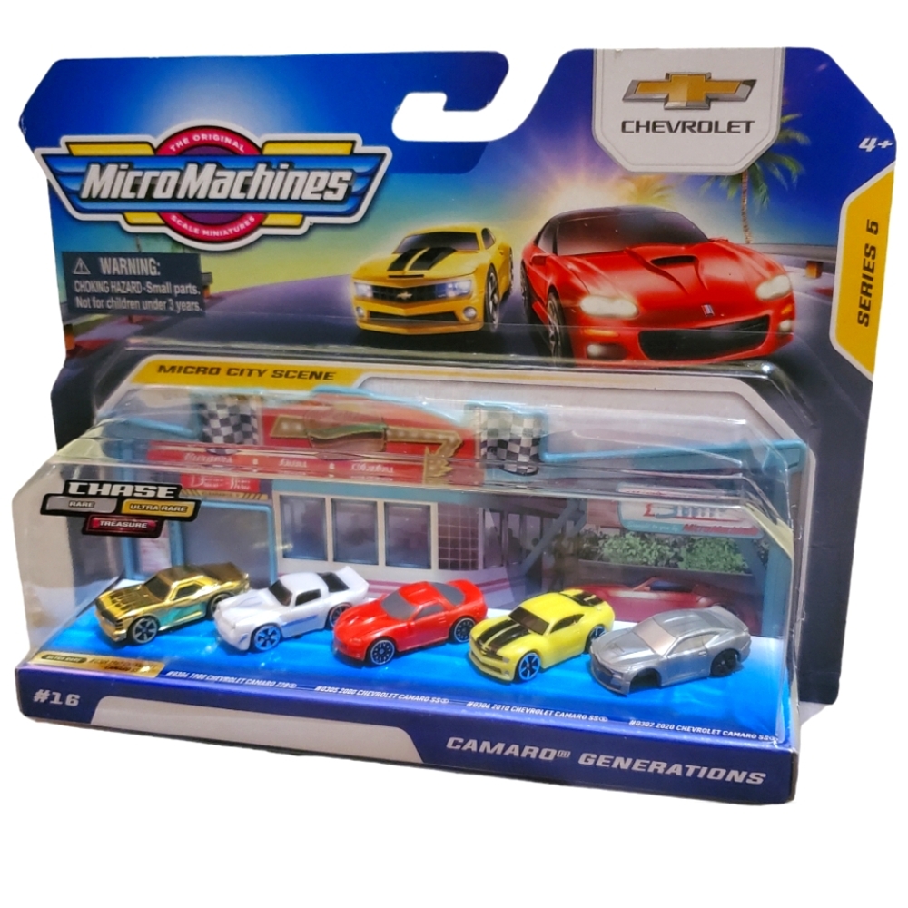 MicroMachines 2023 Chevrolet Camaro S7 CHASE GOLD With  ERROR NEW Ultra Rare